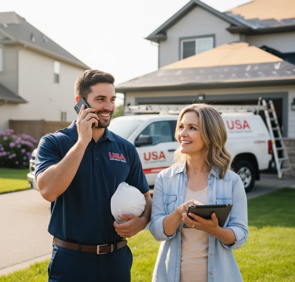 USA Roof Repair Experts customer support in East Freedom